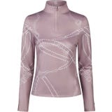 PIKEUR Maglietta con Zip, Lilla Rosato