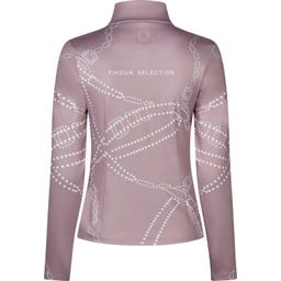 PIKEUR Camiseta con Cremallera, Lila Rosado