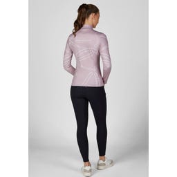 PIKEUR Camiseta con Cremallera, Lila Rosado
