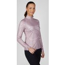 PIKEUR Camiseta con Cremallera, Lila Rosado