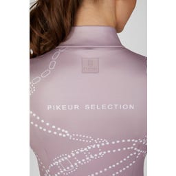 PIKEUR Camiseta con Cremallera, Lila Rosado