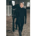 PIKEUR Camiseta con Cremallera Print, Negro