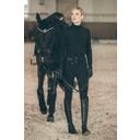 PIKEUR Camiseta con Cremallera Print, Negro