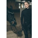 PIKEUR Camiseta con Cremallera Print, Negro