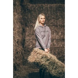 Sudadera con Capucha Plushluxe, Lila Rosado