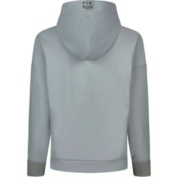 Sudadera con Capucha Plushluxe, Azul Humo