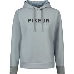 Sudadera con Capucha Plushluxe, Azul Humo