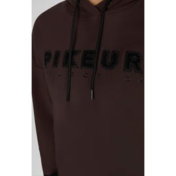 Sudadera con Capucha Plushluxe, Marrón Chocolate