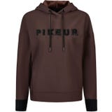 Sweat &agrave; Capuche Plushluxe, Marron Chocolat