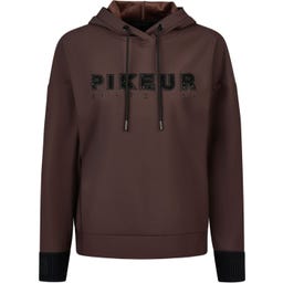 Sudadera con Capucha Plushluxe, Marrón Chocolate