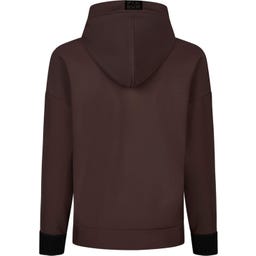 Sudadera con Capucha Plushluxe, Marrón Chocolate