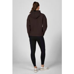 Sudadera con Capucha Plushluxe, Marrón Chocolate
