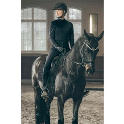 PIKEUR T-shirt Zone avec Zip, Noir