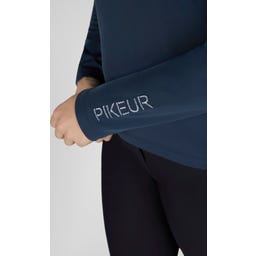 PIKEUR T-shirt avec Zip, Bleu