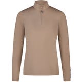 PIKEUR Zipshirt, mokkacreme