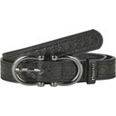 Ceinture Selection à Motif Losanges, Noir