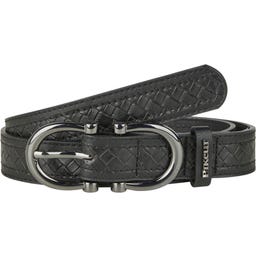 Ceinture Selection à Motif Losanges, Noir - 95 cm