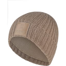 PIKEUR Berretto con Patch Quadrato - Crema moka