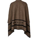 PIKEUR Poncho Cape, Crème Moka - 1 pcs
