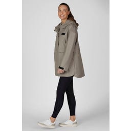 PIKEUR Poncho Impermeable, Crema Moka