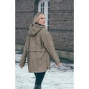 PIKEUR Poncho Impermeable, Crema Moka