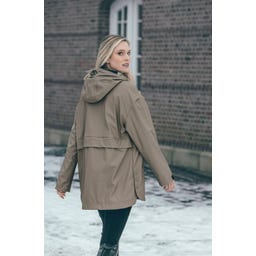 PIKEUR Poncho Impermeable, Crema Moka