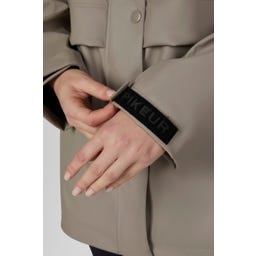 PIKEUR Poncho Impermeable, Crema Moka
