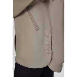 PIKEUR Poncho Impermeable, Crema Moka