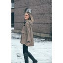PIKEUR Poncho Impermeable, Crema Moka