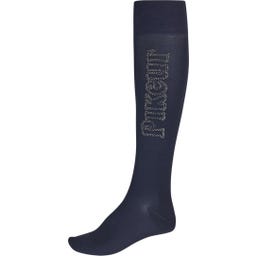 PIKEUR Calcetines con Strass, Azul