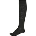 PIKEUR Calcetines con Strass, Negro