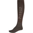 PIKEUR Chaussettes en Laine, Marron Chocolat