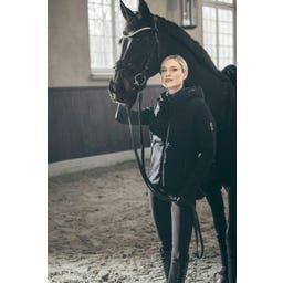 PIKEUR Quilted Fleece Jacket, Black