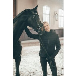 PIKEUR Quilted Fleece Jacket, Black