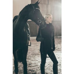 PIKEUR Quilted Fleece Jacket, Black