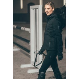 PIKEUR Quilted Fleece Jacket, Black