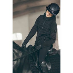 PIKEUR Quilted Fleece Jacket, Black