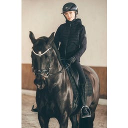 PIKEUR Quilted Fleece Jacket, Black