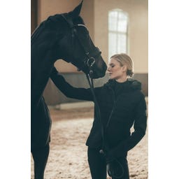 PIKEUR Quilted Fleece Jacket, Black