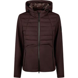 PIKEUR Quilted Fleece Jacket, Chocolate Brown