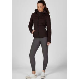 PIKEUR Quilted Fleece Jacket, Chocolate Brown
