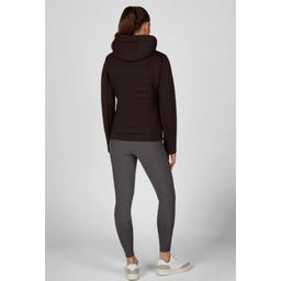 PIKEUR Quilted Fleece Jacket, Chocolate Brown