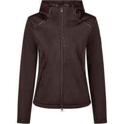 PIKEUR Velvet-Tech Jacket, Chocolate Brown