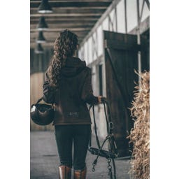 PIKEUR Velvet-Tech Jacket, Chocolate Brown