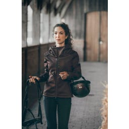 PIKEUR Velvet-Tech Jacket, Chocolate Brown