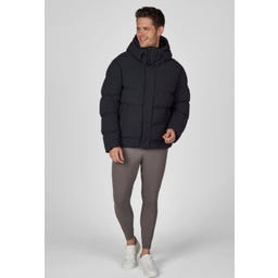 PIKEUR Men's Quilted Jacket, Black