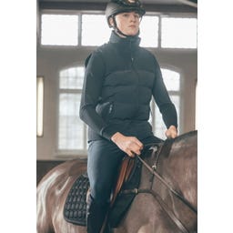 PIKEUR Men's Quilted Gilet, Black