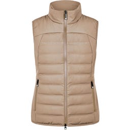 PIKEUR Gilet Quilted Flexvest, mokkacreme