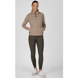 PIKEUR Gilet Quilted Flexvest, mokkacreme