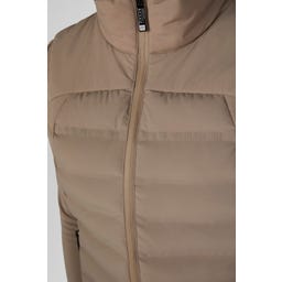 PIKEUR Gilet Quilted Flexvest, mokkacreme